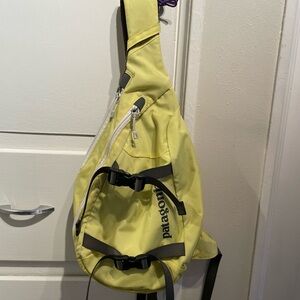 Patagonia Bright Yellow Atom 8L Sling Backpack